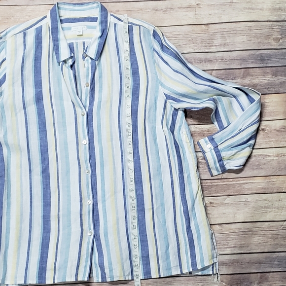 J. Jill Love Linen Shirt - Picture 5 of 8